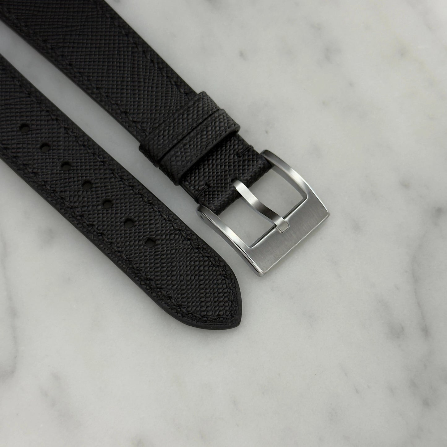 Black Saffiano Watch Strap