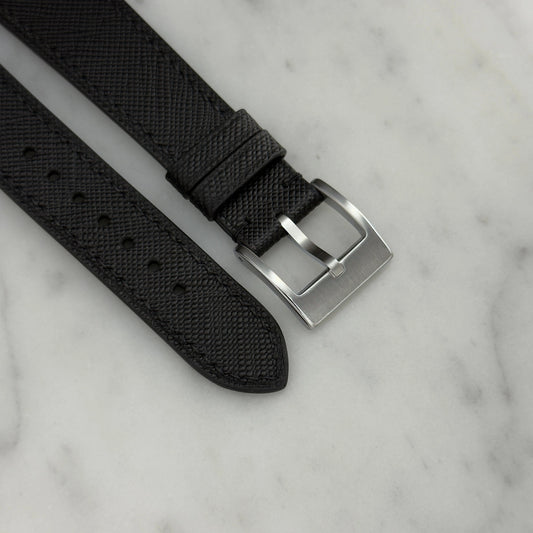 Black Saffiano Watch Strap
