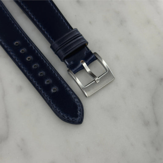 Navy Shell Cordovan Watch Strap