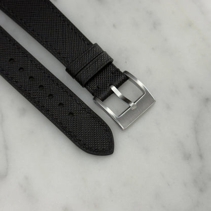 Black Saffiano Watch Strap