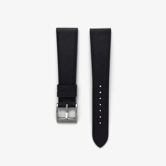 Black Saffiano Watch Strap