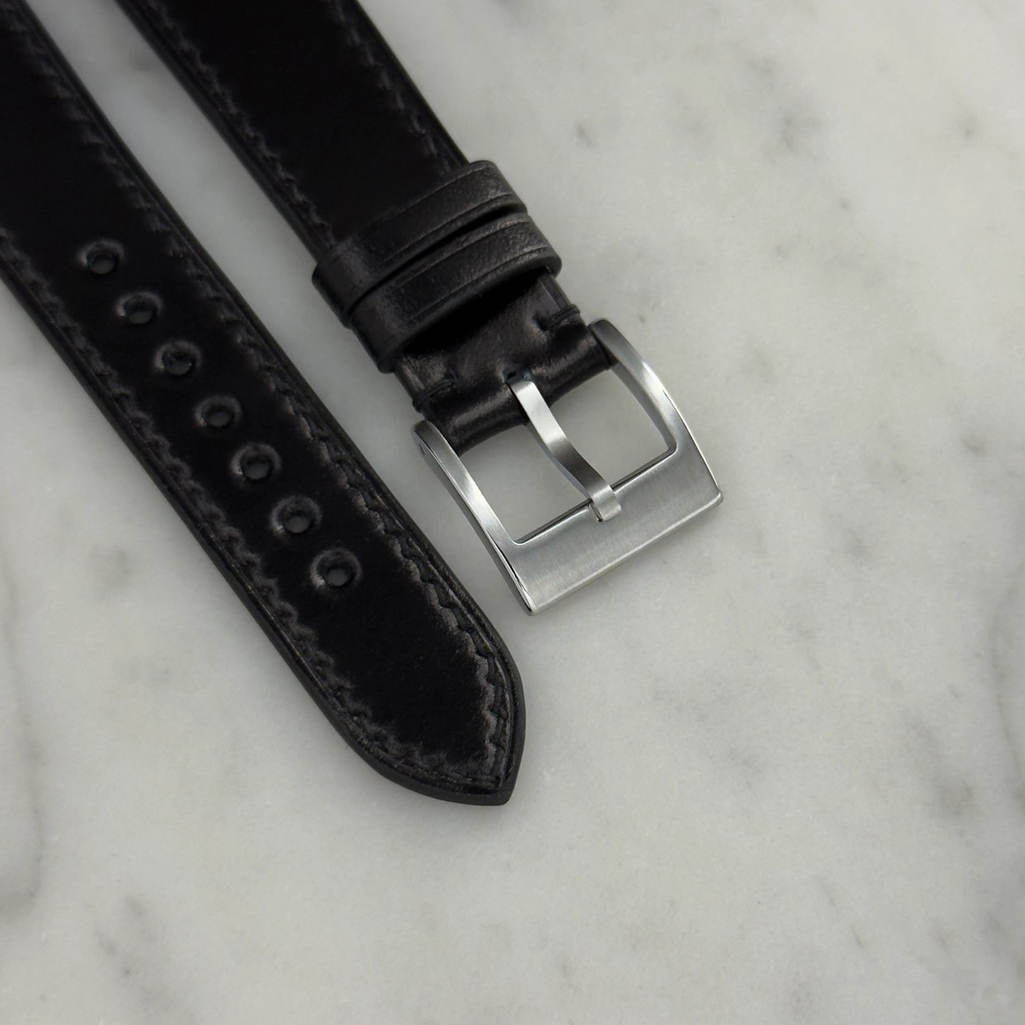 Black Shell Cordovan Watch Strap