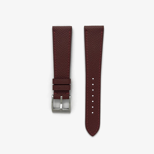 Bordeaux Epsom Watch Strap