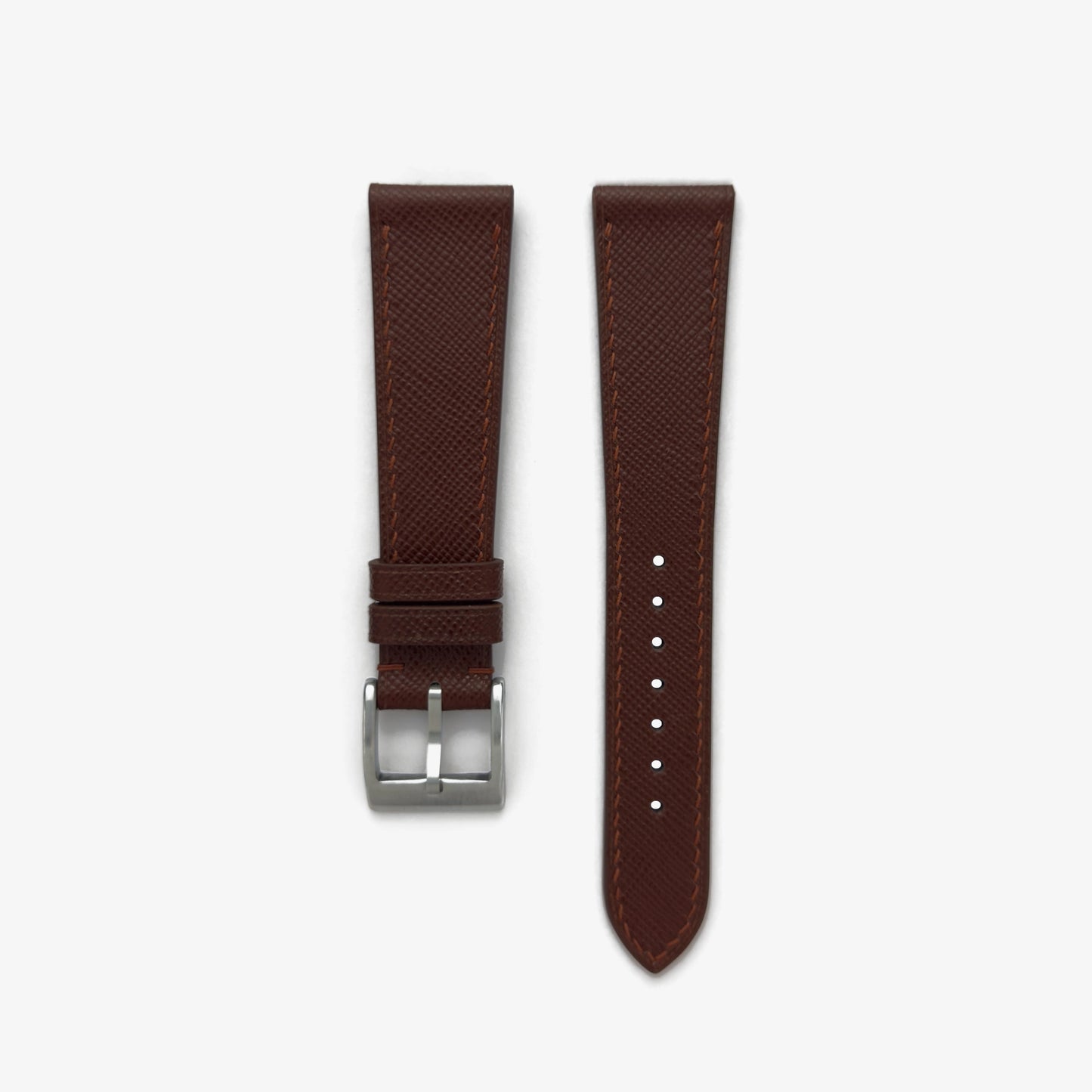 Marrone Saffiano Watch Strap