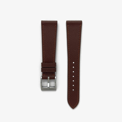 Marrone Saffiano Watch Strap