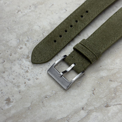 Moss Suede Watch Strap
