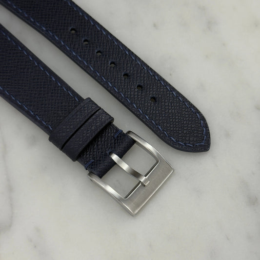 Navy Saffiano Watch Strap