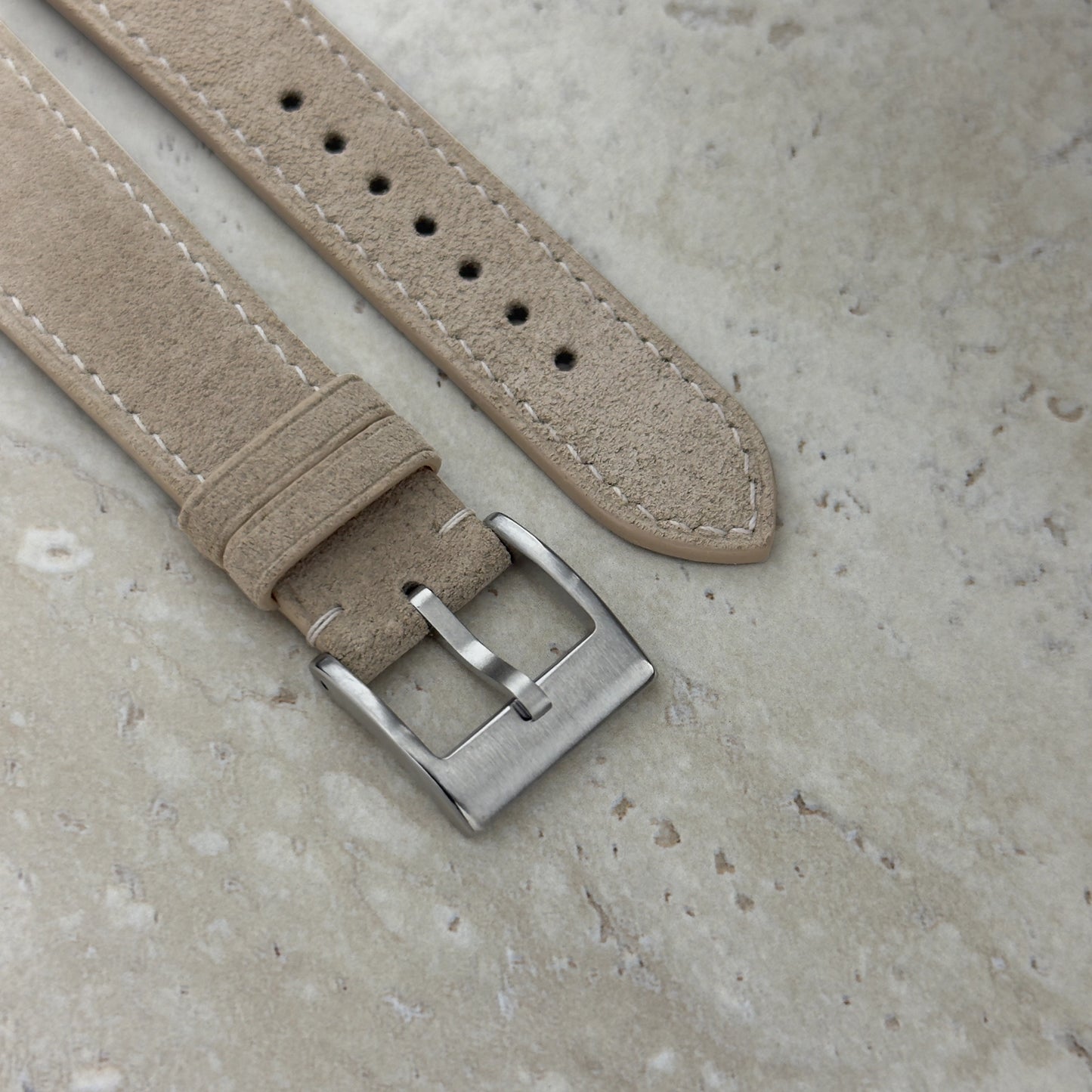 Pebble Suede Watch Strap
