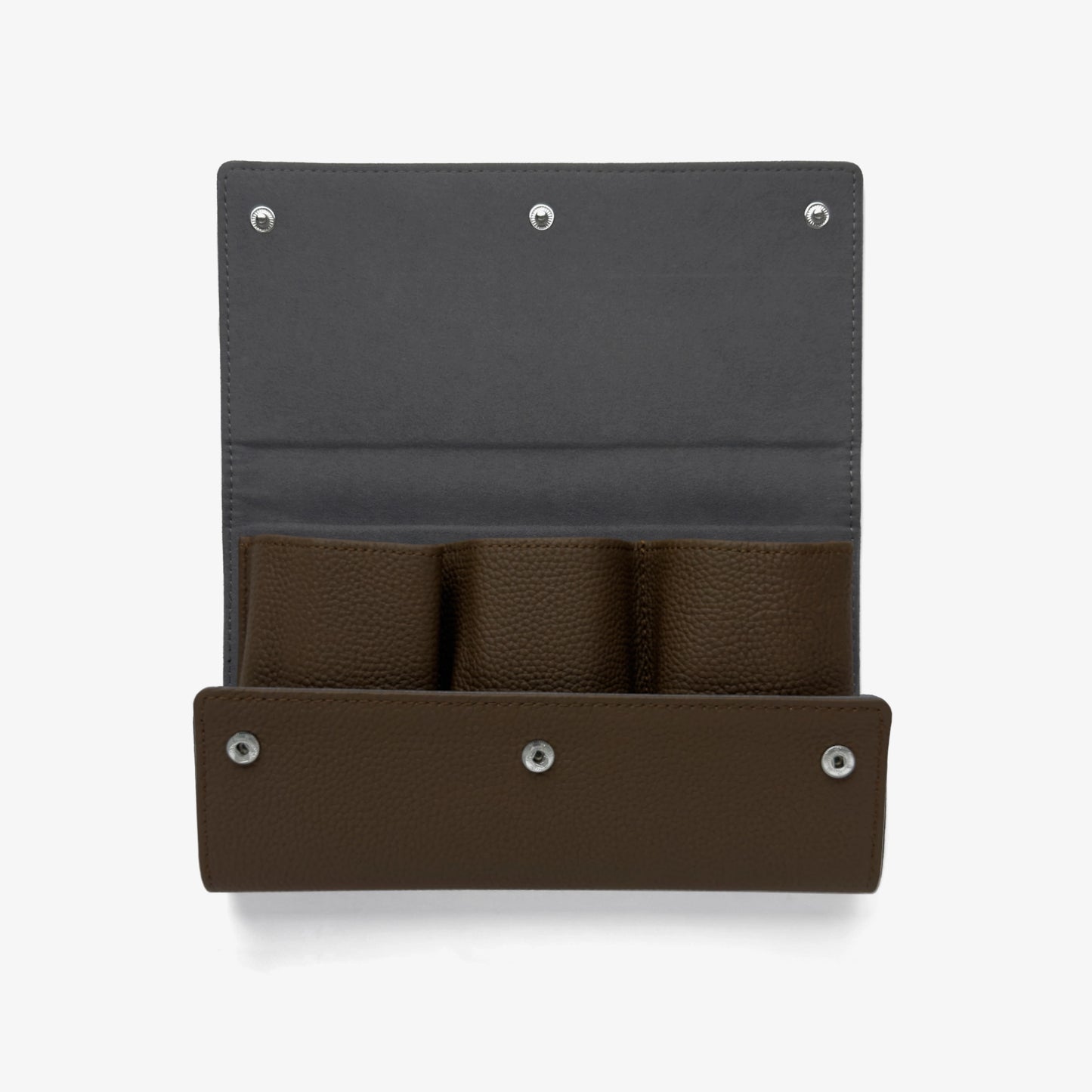 Umber 3-Watch Travel Pouch